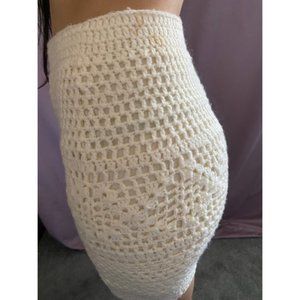 Knit/ crochet pencil skirt